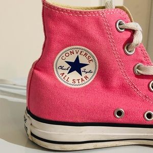 Hot Pink Converse High-Tops